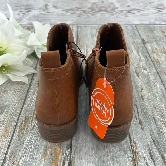 Big Girls Fashion Ankle Booties Boots Shoes Size 5 - Picture 5 of 11